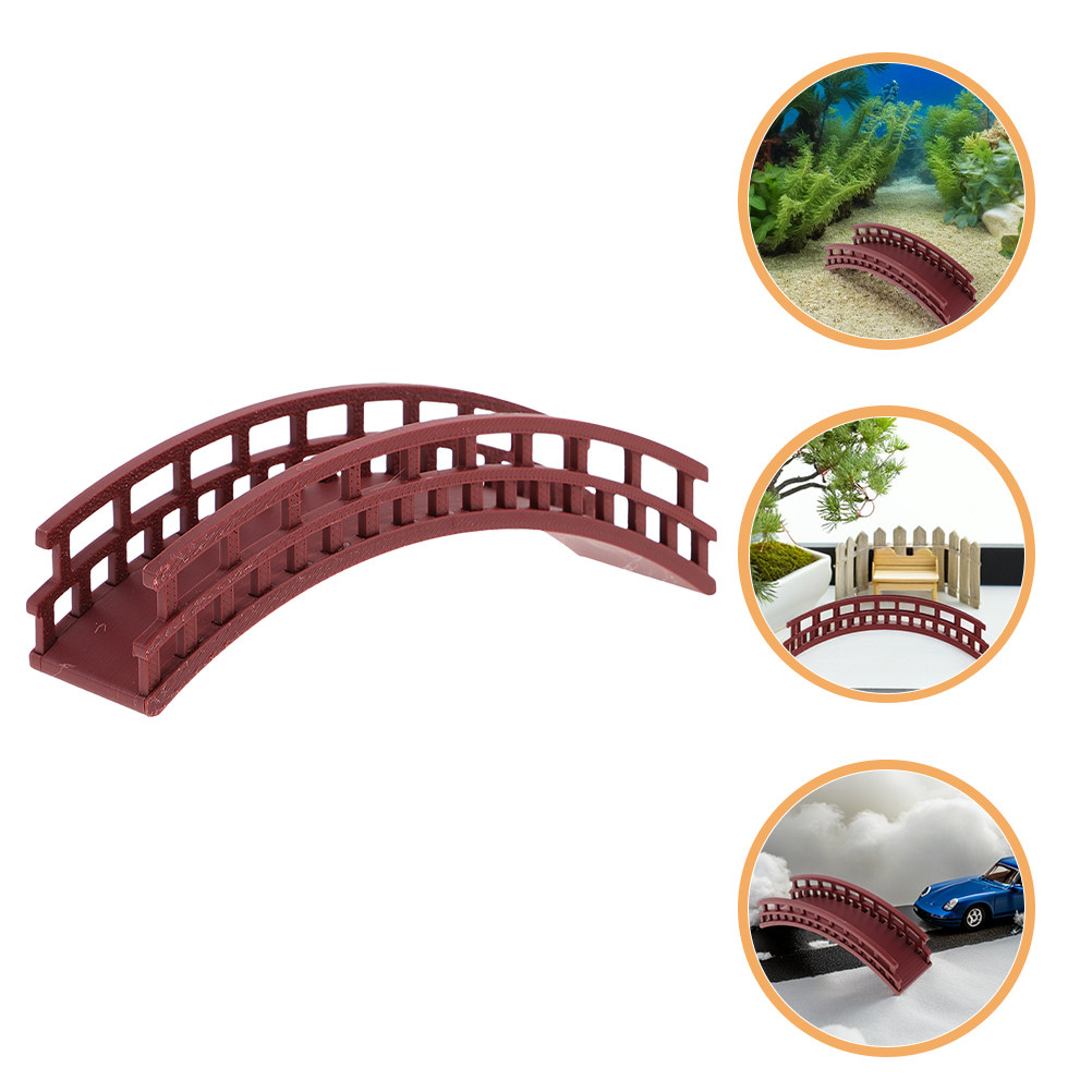 Bonsai Garden Landscape Design - Mini Arch Bridge Lightweight Design for
