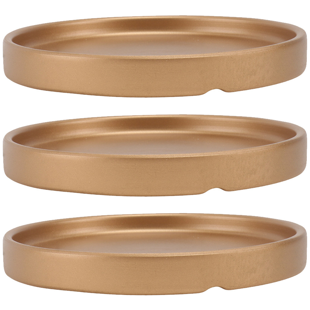 3Pcs Flower Pot Saucer Ceramic - Drip Tray Saucer review and price