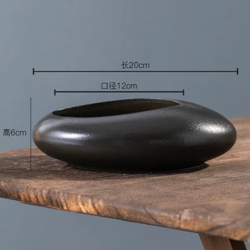 Coarse Pottery Bonsai Vase Gre - Bonsai Garden Art review and price