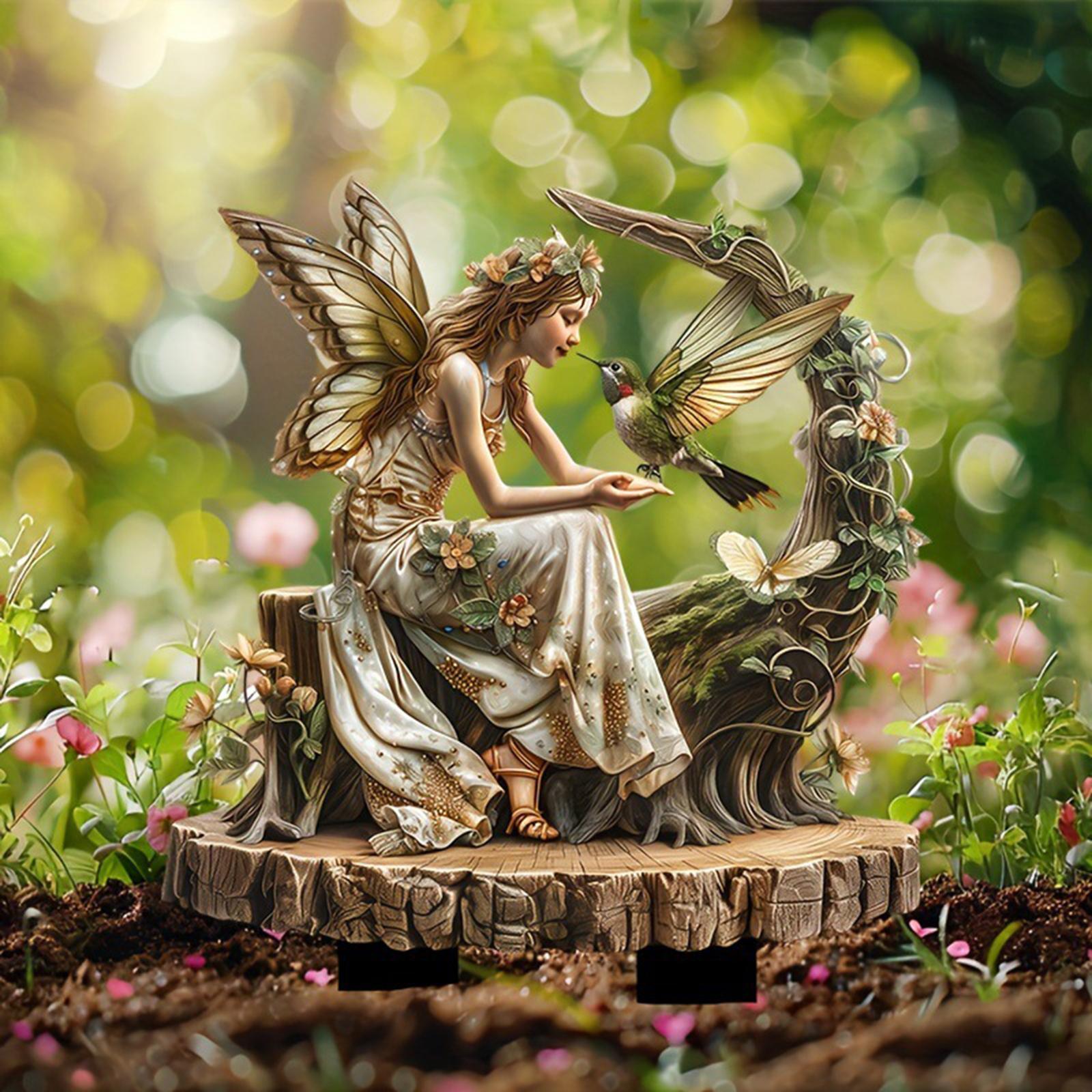 Fairy Decorative Garden Stake  - Bonsai Garden Art review and price