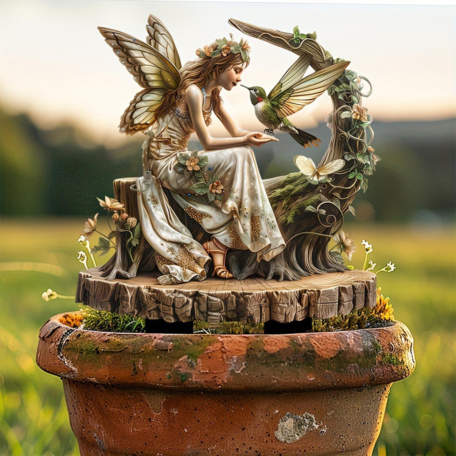 Fairy Decorative Garden Stake  - Bonsai Garden Art review and price